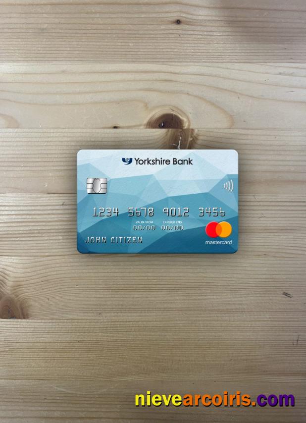 United Kingdom Yorkshire Bank mastercard photolook